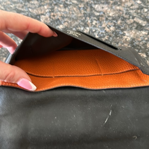 Hermes Dogon Gm bifold long black wallet - Picture 5 of 7